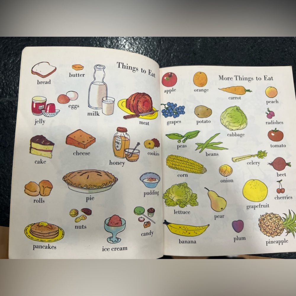 Vintage 1976 Little Golden Book Of Words Children's Book - Picture 7 of 13